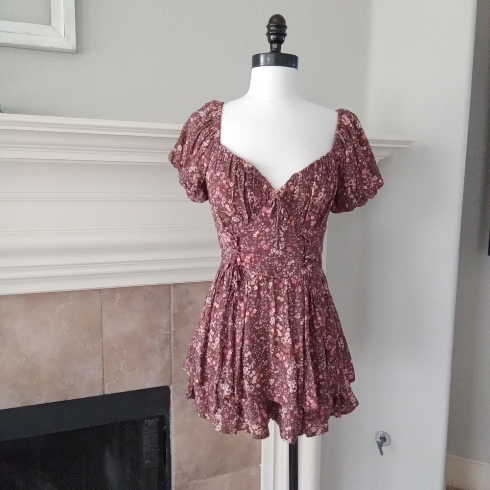 Floral Puff Sleeve Dress